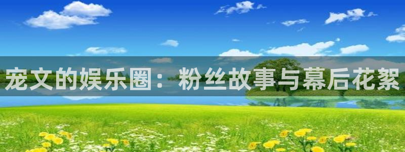 永盈welcome体育注册登录入口：宠文的娱乐圈：粉丝故事与幕后花絮