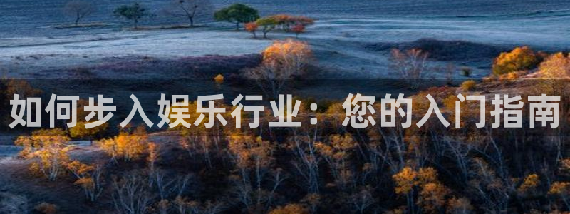 永盈welcome3平台登录注册：如何步入娱乐行业：您的入门指南